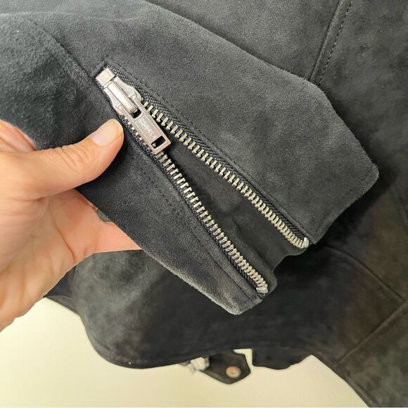 Deadwood River Suede Motorcycle Jacket 42 - Picture 5 of 8